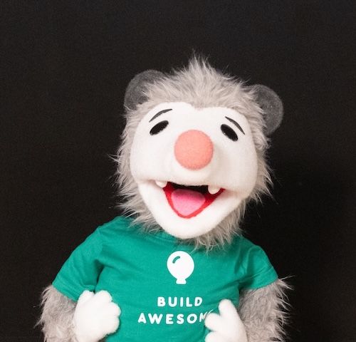 The Awesome Possum (as a furry puppet)